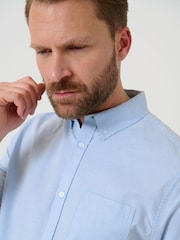 Saltwell Blue Short Sleeve Oxford Shirt - Image 5 of 7