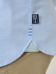 Saltwell Blue Short Sleeve Oxford Shirt - Image 7 of 7