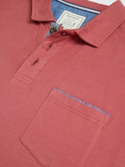 Saltwell Pink Cotton Short Sleeve Polo Shirt - Image 5 of 6