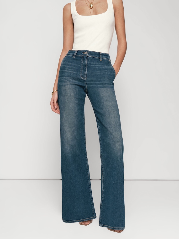 Reiss Addie Wide-Leg Jeans - صورة 1 من 7 Reiss Addie Wide-Leg Jeans - صورة 1 من 7