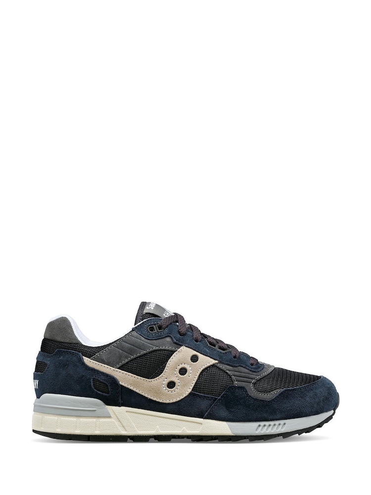 Saucony Navy Shadow 5000 Trainers - Image 1 of 5 Saucony Navy Shadow 5000 Trainers - Image 1 of 5