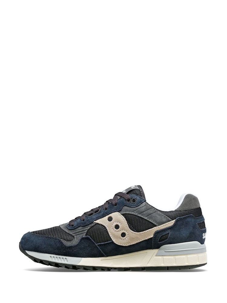 Saucony Navy Shadow 5000 Trainers - Image 2 of 5 Saucony Navy Shadow 5000 Trainers - Image 2 of 5