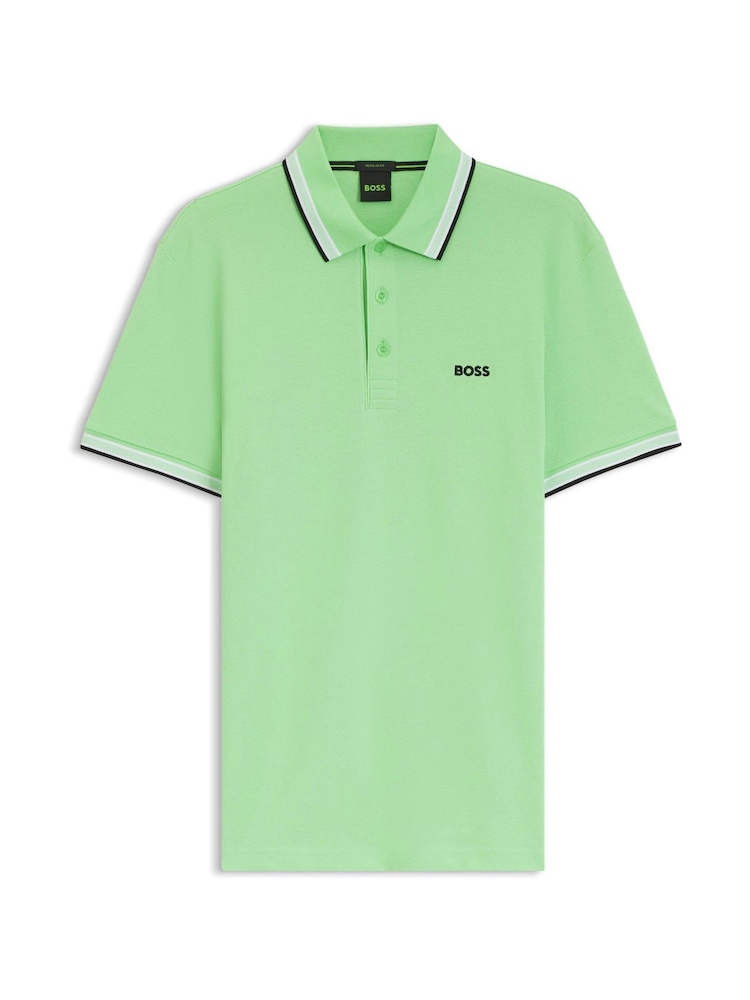 BOSS Green Regular Fit Short Sleeve Paddy Polo Shirt - Image 1 of 1 BOSS Green Regular Fit Short Sleeve Paddy Polo Shirt - Image 1 of 1