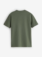BOSS Moss Green Regular Fit Logo T-Shirt - Image 5 of 5