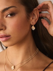 Qızıl Ton - Üzvi Pave Parıldayan Sırğalar - 2şəkildən 1 şəkil