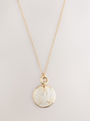 Gold Tone Detail Pendant Necklace - Image 3 of 5