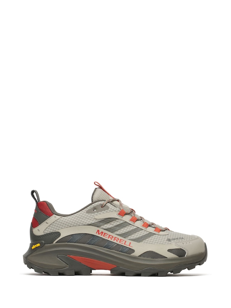 Merrell Beige Moab Speed 2 Goretex Trainers - Image 1 of 6
