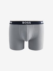 BOSS Natural Power Logo Boxers 3 Pack - Image 4 of 4