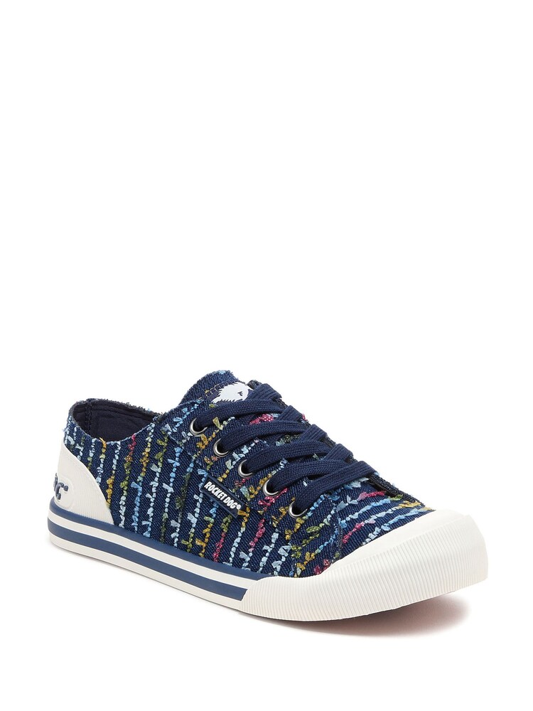Rocket Dog Blue Jazzin Radio Cotton Trainer - Image 1 of 6