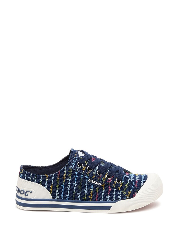 Rocket Dog Blue Jazzin Radio Cotton Trainer - Image 2 of 6