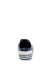 Rocket Dog Blue Jazzin Radio Cotton Trainer - Image 3 of 6