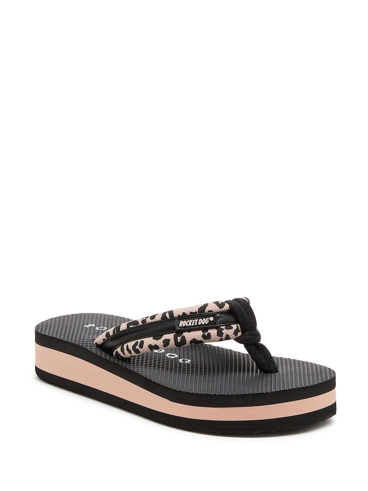 Rocket Dog Monica Leon Cotton Sandal - תמונה 1 מתוך 7 Rocket Dog Monica Leon Cotton Sandal - תמונה 1 מתוך 7