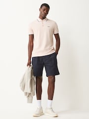 BOSS Pink Paddy Tipped Collar Polo Shirt - Image 2 of 4
