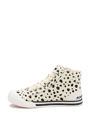 Rocket Dog White Jazzin Hi Fido Cotton Trainer - Image 4 of 7