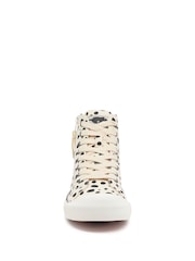 Rocket Dog White Jazzin Hi Fido Cotton Trainer - Image 5 of 7