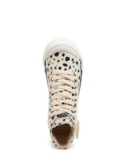 Rocket Dog White Jazzin Hi Fido Cotton Trainer - Image 6 of 7
