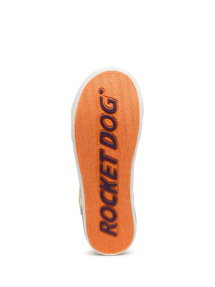 Rocket Dog White Jazzin Hi Fido Cotton Trainer - Image 7 of 7