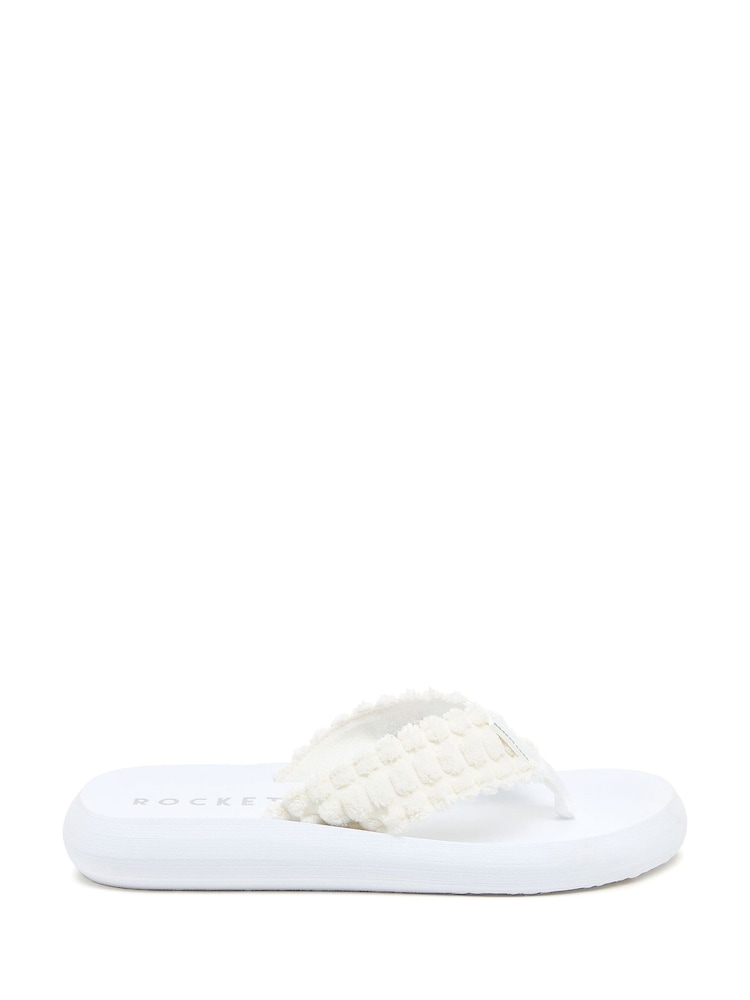 Rocket Dog White Spotlight Atom Fabric Sandals - Image 2 of 7 Rocket Dog White Spotlight Atom Fabric Sandals - Image 2 of 7