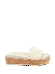 Rocket Dog Natural Faye Alti Raffia Sandals - Image 2 of 7