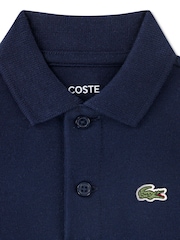 Lacoste Blue Core Polo Romper Set - Image 3 of 4
