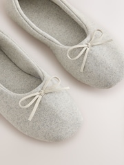 Gris - Pantuflas estilo bailarina - Imagen 7 de 8