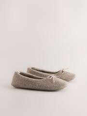 Visón/marrón - Pantuflas estilo bailarina - Imagen 5 de 7