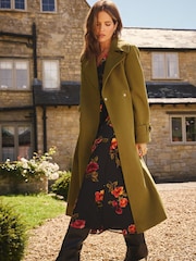 Lime Grønn - Love & Roses Wrap Over Tie Waistcoat - Bilde 3 av 5