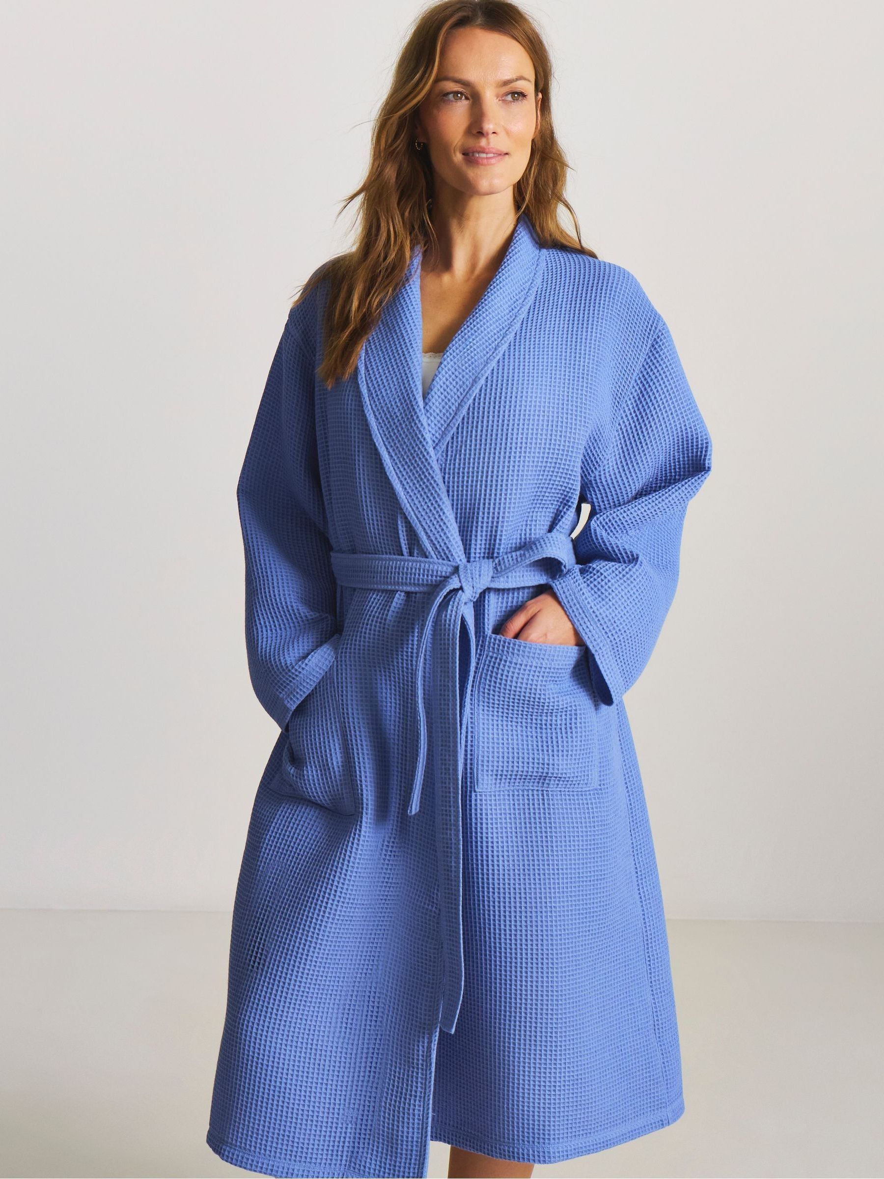 Buy Simply Be Blue Pretty Secrets Luxury Maxi Robe from the Next UK ...