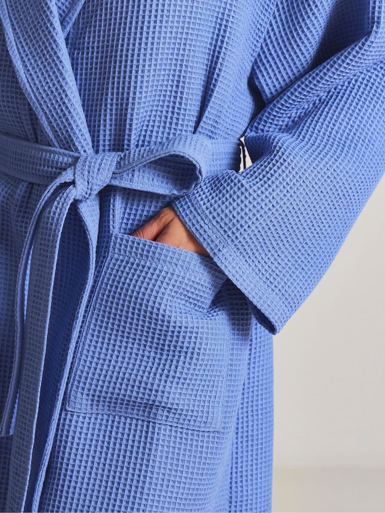 Simply Be Blue Pretty Secrets Luxury Maxi Robe - Image 4 of 4