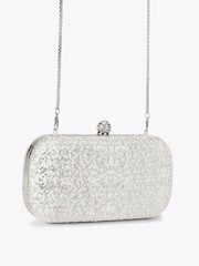 Carvela White Cecilia Hard Clutch Bag - Image 2 of 5