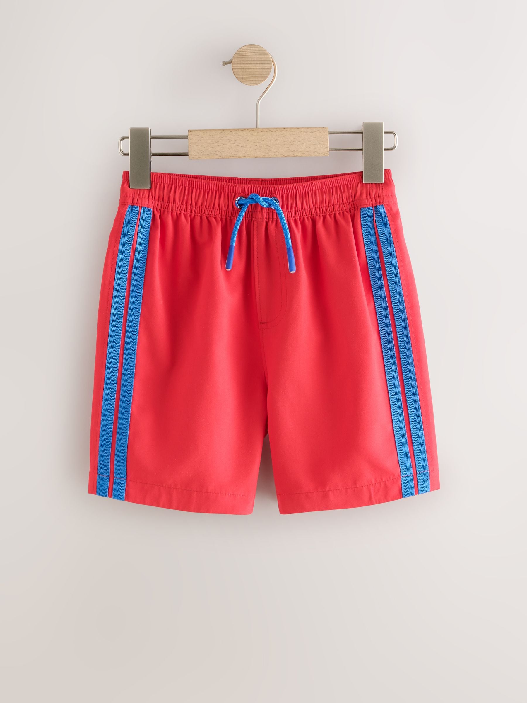 Buy Red Side Stripe Swim Shorts (3-16yrs) from Next Romania