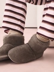 Brown Faux Fur Boot Slippers - Image 3 of 8