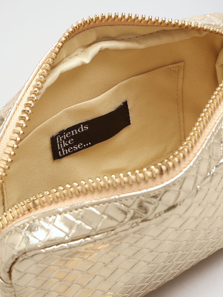 Friends Like These Gold Weave Chain Cross-Body Bag - Image 8 of 8 Friends Like These Gold Weave Chain Cross-Body Bag - Image 8 of 8