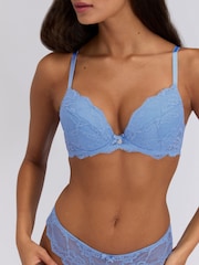 Boux Avenue Cornflower Blue Pad Plunge Mollie Bra - Image 7 of 7