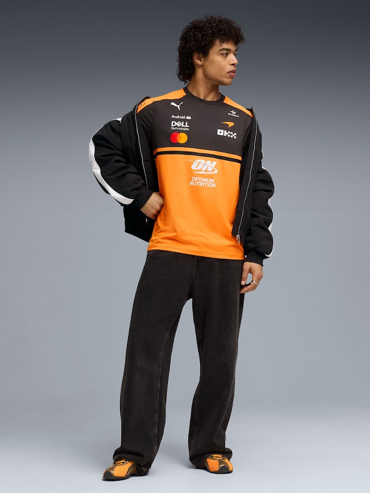 Puma Orange Mclaren Replica T-Shirt - Image 2 of 6