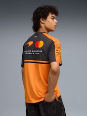Puma Orange Mclaren Replica T-Shirt - Image 3 of 6