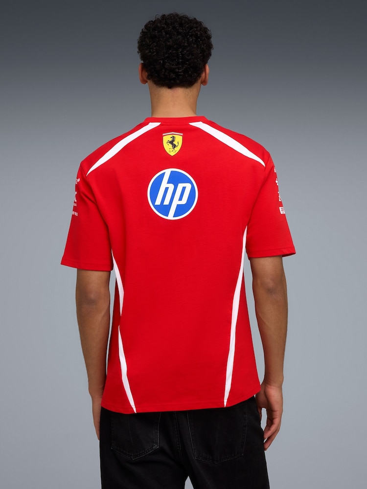 Puma Red Replica Drivers Authentic T-Shirt - Image 2 of 5