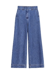 Ro&Zo Blue Tencel Denim Tailored Jeans - Image 5 of 5