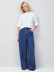 Ro&Zo White Mock Neck T-Shirt - Image 2 of 4