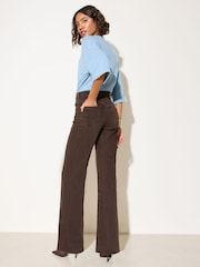 Friends Like These Chocolate Brown Everyday Wide Leg Jeans - Image 5 of 5