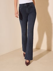 Friends Like These Blue Black Denim Petite Bootcut Denim Jeans - Image 2 of 5