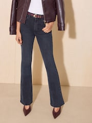 Friends Like These Blue Black Denim Petite Bootcut Denim Jeans - Image 4 of 5