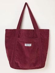 Burgunderrot - FatFace Astrid Cord Tote Bag - Bild 1 von 3