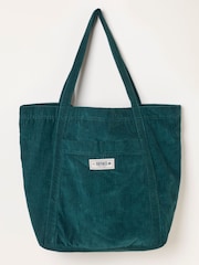 Petrolblau - FatFace Astrid Cord Tote Bag - Bild 1 von 3