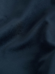 Navy Blue Slim Fit Velvet Blazer - Image 2 of 6