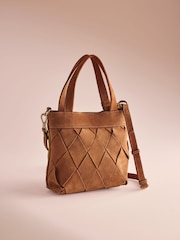 B by Ted Baker Suede Weave Cross-Body Bag - Larawan 2 ng 6