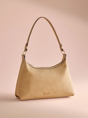 B by Ted Baker Faux Suede Croc Embossed Shoulder Bag - Image 1 of 5