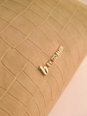 B by Ted Baker Faux Suede Croc Embossed Shoulder Bag - Image 5 of 5