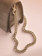 Σταχτί καφέ - B by Ted Baker Suede Chain Cross-Body Bag - Εικόνα 6 από 6