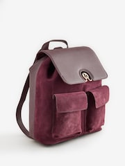 بني - حقيبة ظهر جلد من B by Ted Baker - صورة 1 من 5